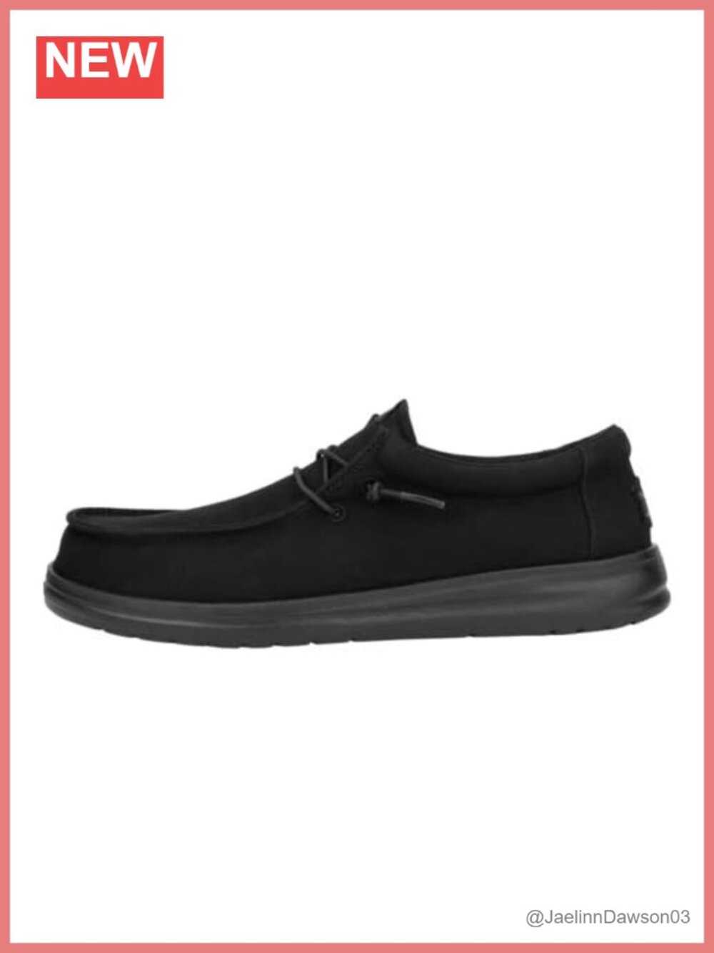 Water Repellent Canvas Slip On Work Loafer Flat Round Toe